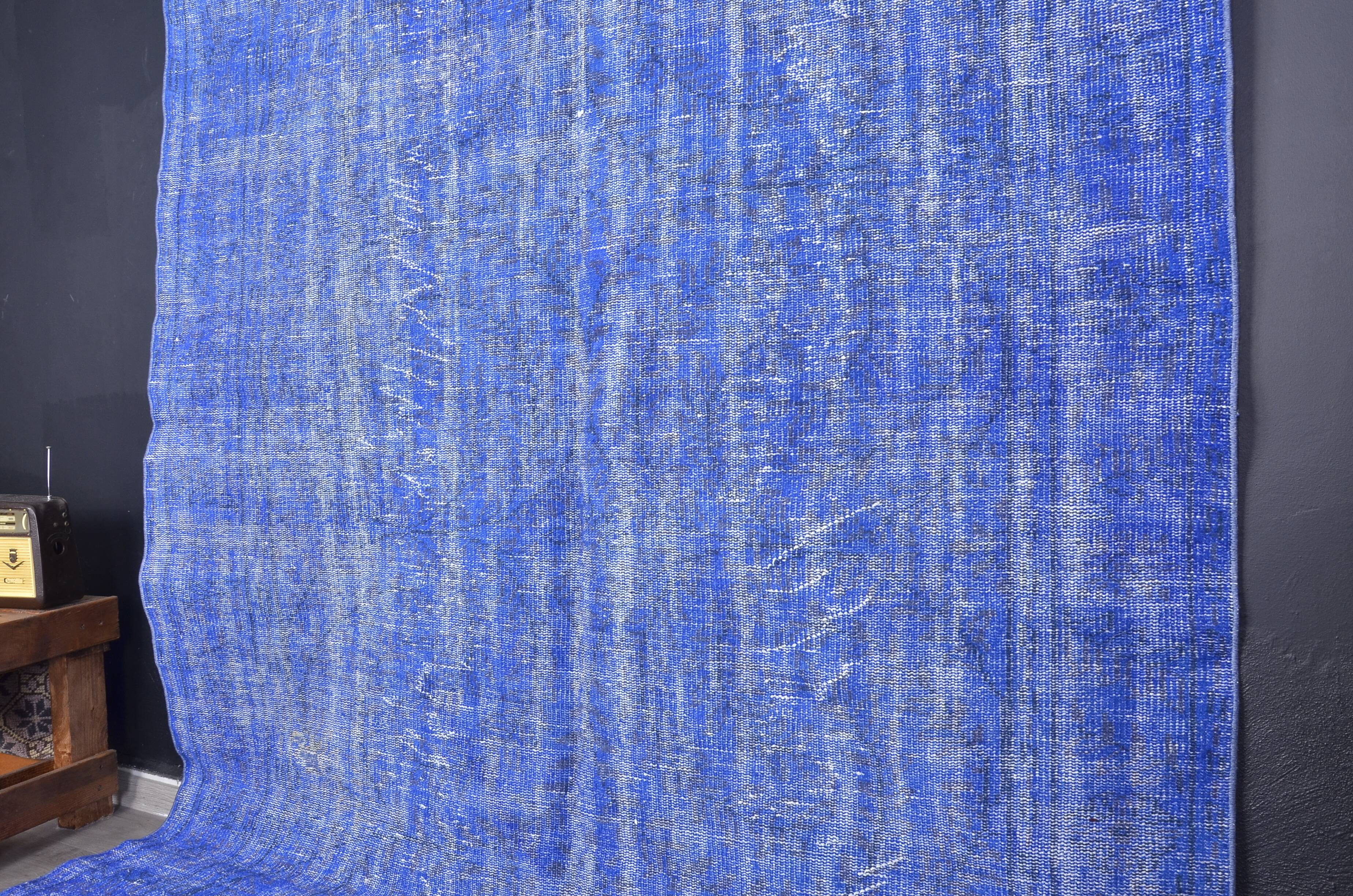 Blue Vintage Turkish Oushak Rug sku904