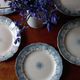 Set of 6 plates iron earth H Boulenger Choisy-le-Roi