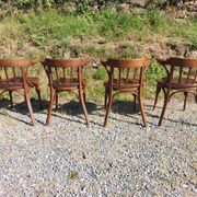 4 fauteuils Baumann en bois courbé