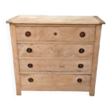 Solid wood chest of drawers
