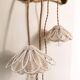 Baladeuse Fleurs en rotin Jaline