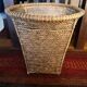 Basket in woven rattan, 1920s-1930s