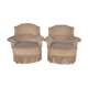 Pair of toad armchairs