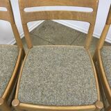 4x 60s 70s Oak dining chairs Danish design H.W Klein for Bramin