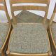 Oak dining chairs by Danish designer HW Klein for Bramin