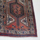 Tapis vintage à franges afshar 106x231cm
