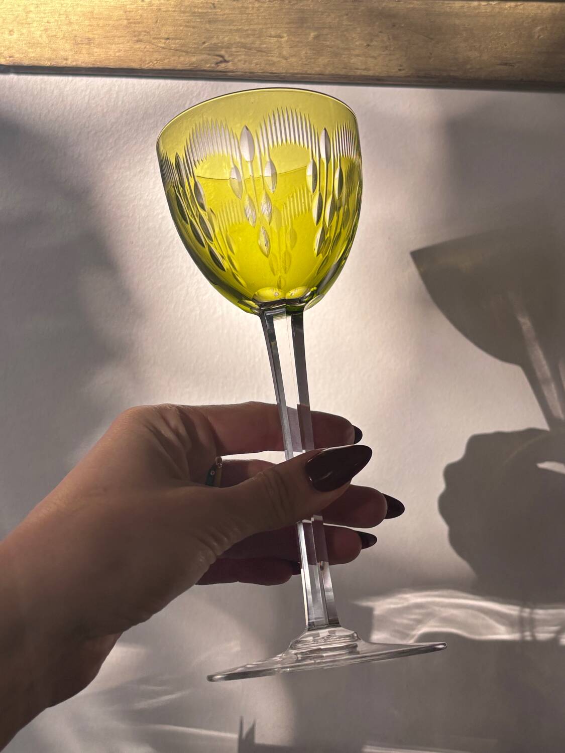 1 Verre Baccarat m. Molière - Roemer glass