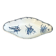 Large K&G Luneville Terre de Fer earthenware dish, Sepia blue country model