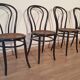 Chaises de salle à manger en hêtre courbé dans le style de Thonet, Italie, lot de 4