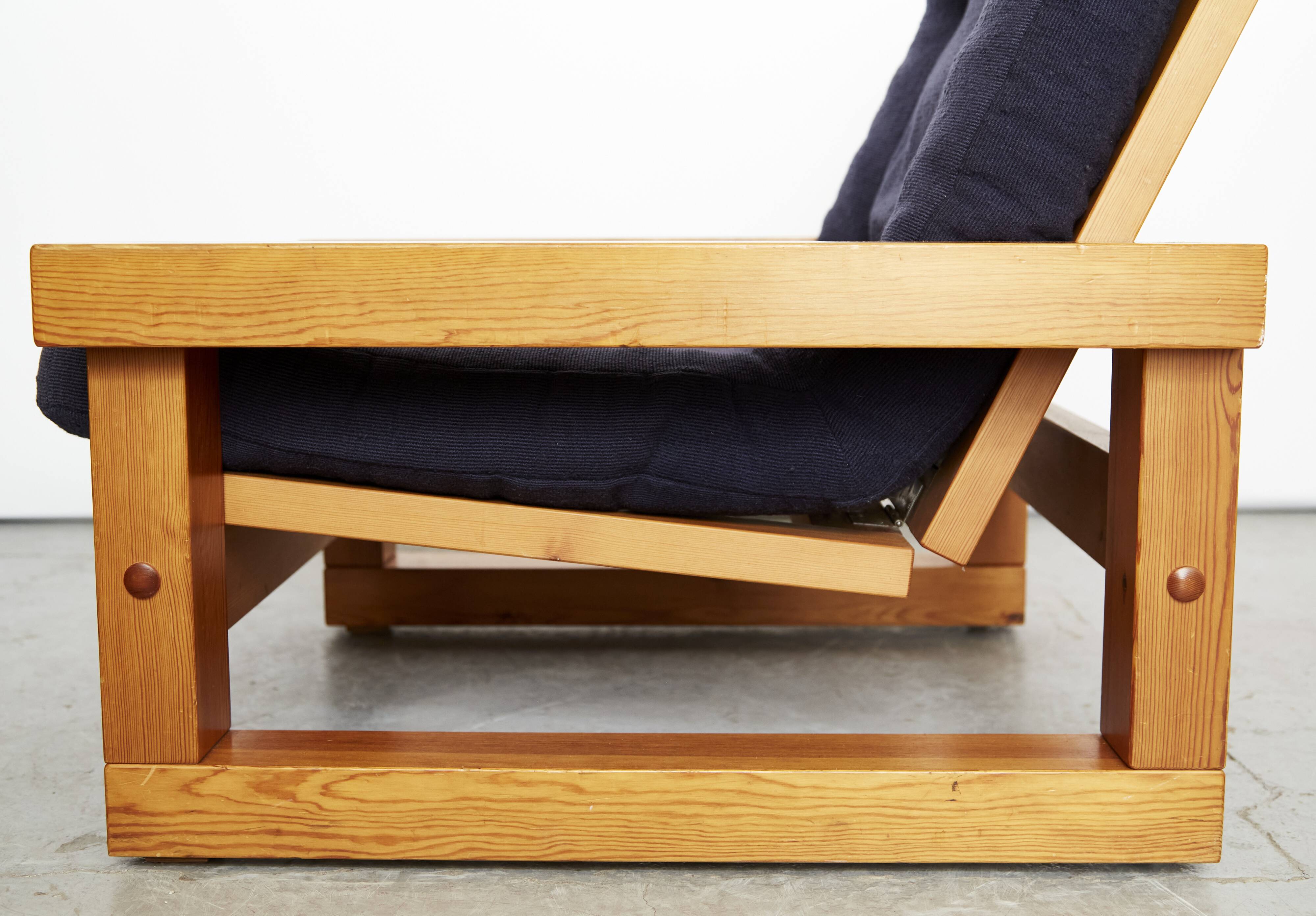 Christer Lundén "Patron" Lounge Chair & Ottoman for Broby Nya Möbler AB