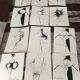 Pierre Cardin: press fashion illustration - late 80s