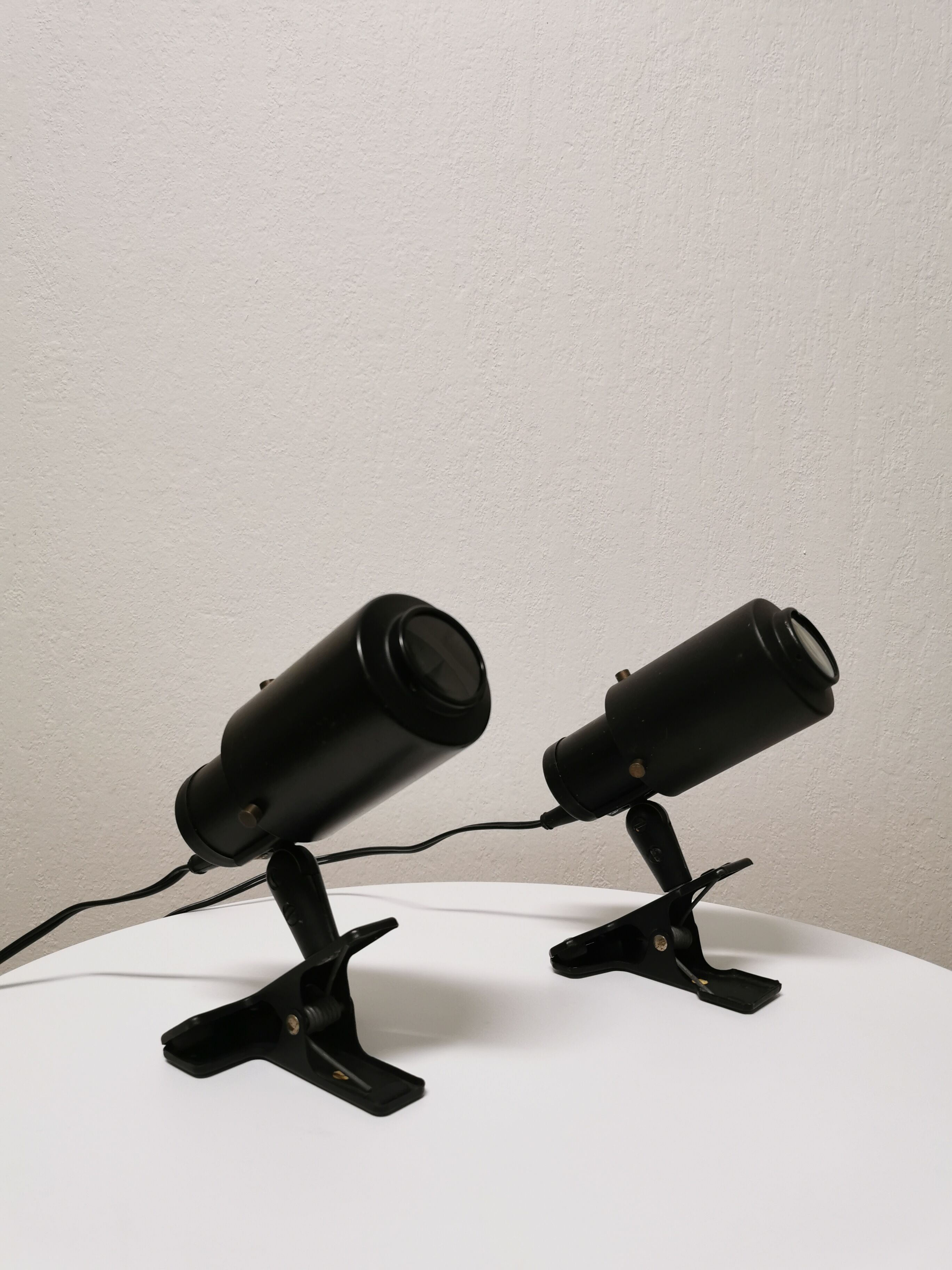 Pair of Jacques Biny wall lamps for Lita, 1950