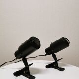 Pair of Jacques Biny wall lamps for Lita, 1950