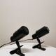 Pair of Jacques Biny wall lamps for Lita, 1950