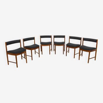 Suite de 6 chaises de salle à manger modèle 4103 de Mcintosh, 1960s