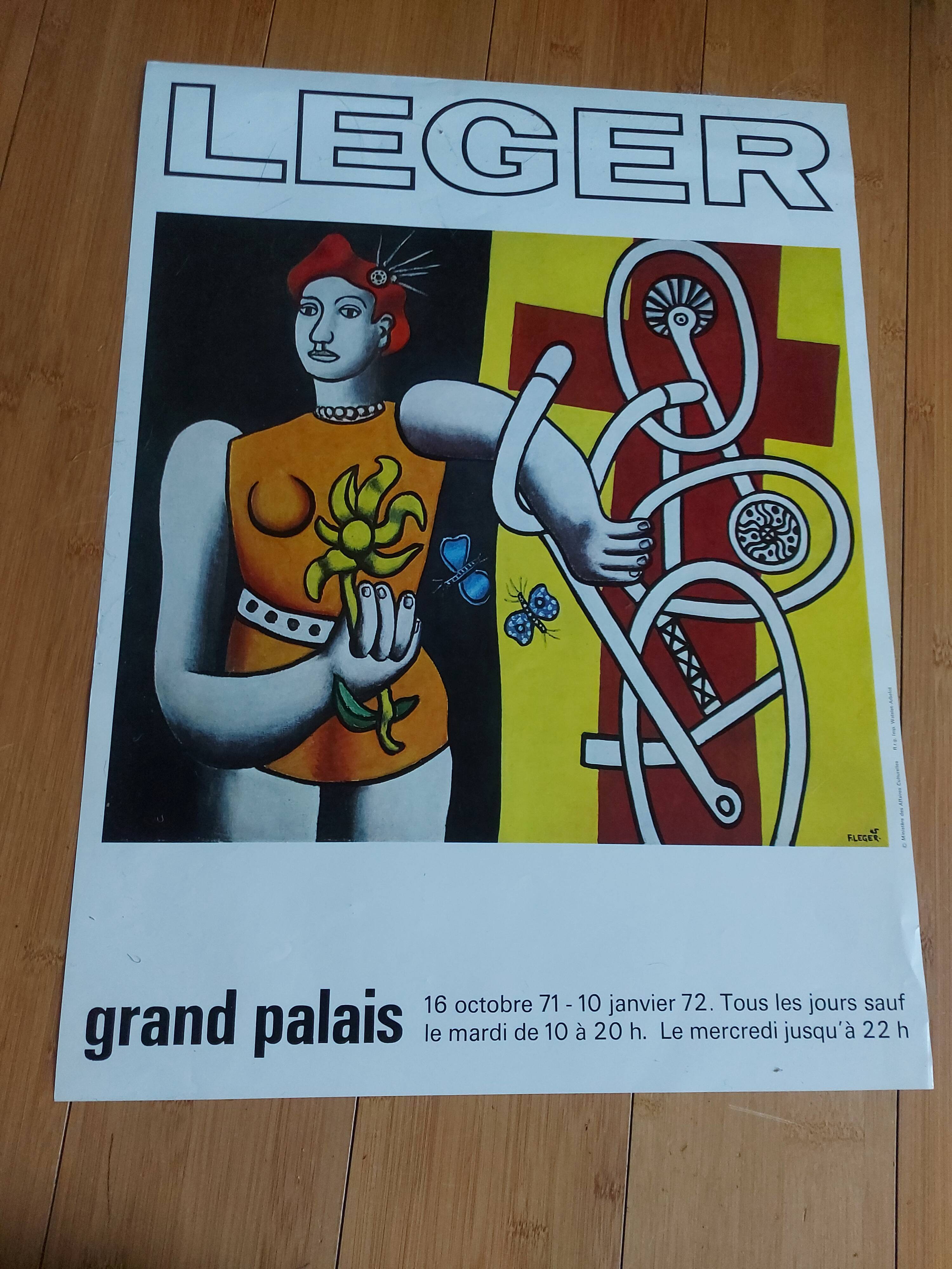 Affiche Fernand Léger, grand palais