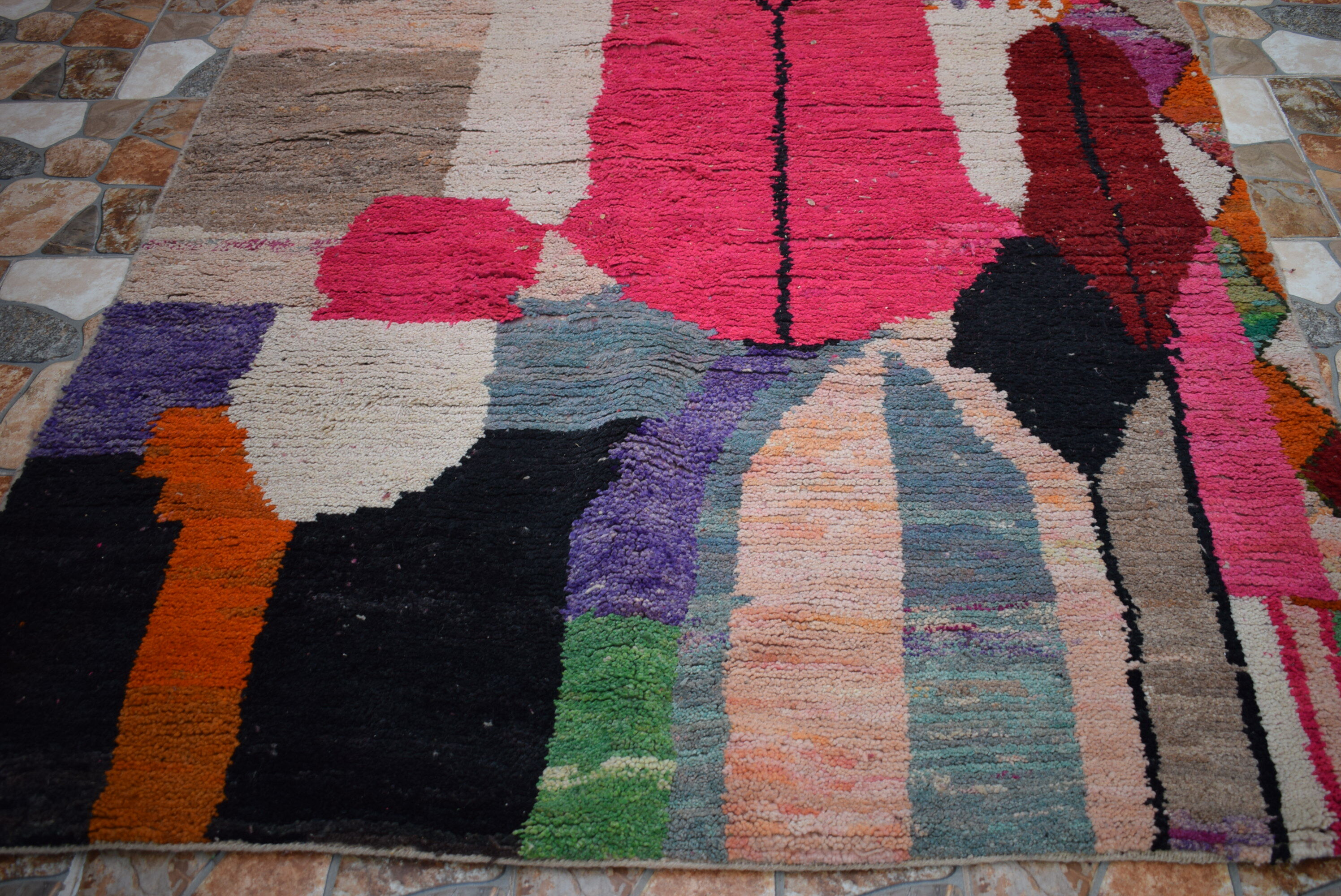Tapis abstrait boujaad 160x250cm