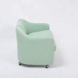 Italian Mid-Century Modern Two-Seater Sofa by Eugenio Gerli for Tecno, 1966