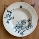 Series of 4 mismatched soup plates “Terre de Fer”