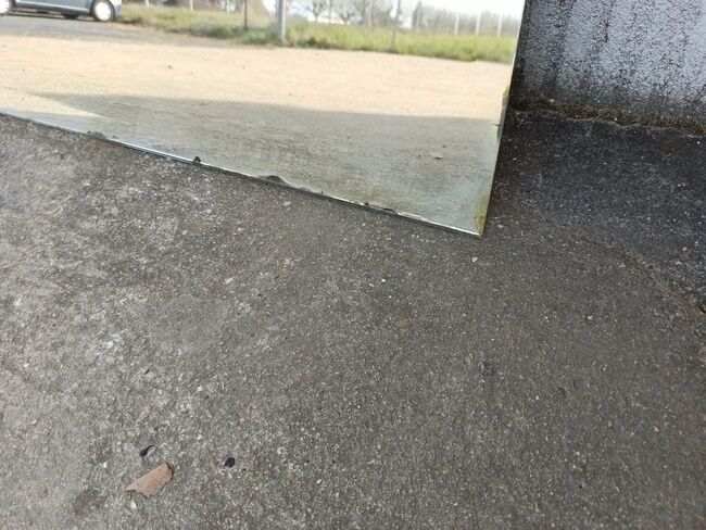 Bevelled mirror 59 X h 74cm