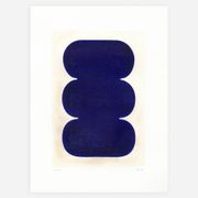 Twist - contemporary painting on paper signed Eawy
