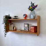 Solid pine wall shelf