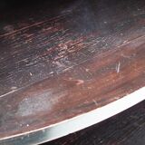 Set of Art Deco nightstands in dark wood