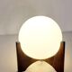 Raak Amsterdam Hokusai D-2022 table lamp in wenge & opal glass