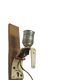 Postmodern brutalist wall lamp, Poland, 1970s