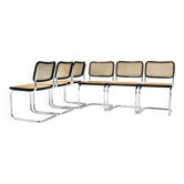 Ensemble de 6 Chaises de salle à manger Style B32 par Marcel Breuer
