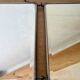 Antique barber's triptych mirror