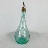 Farinelli Biot bubbled glass oil bottle