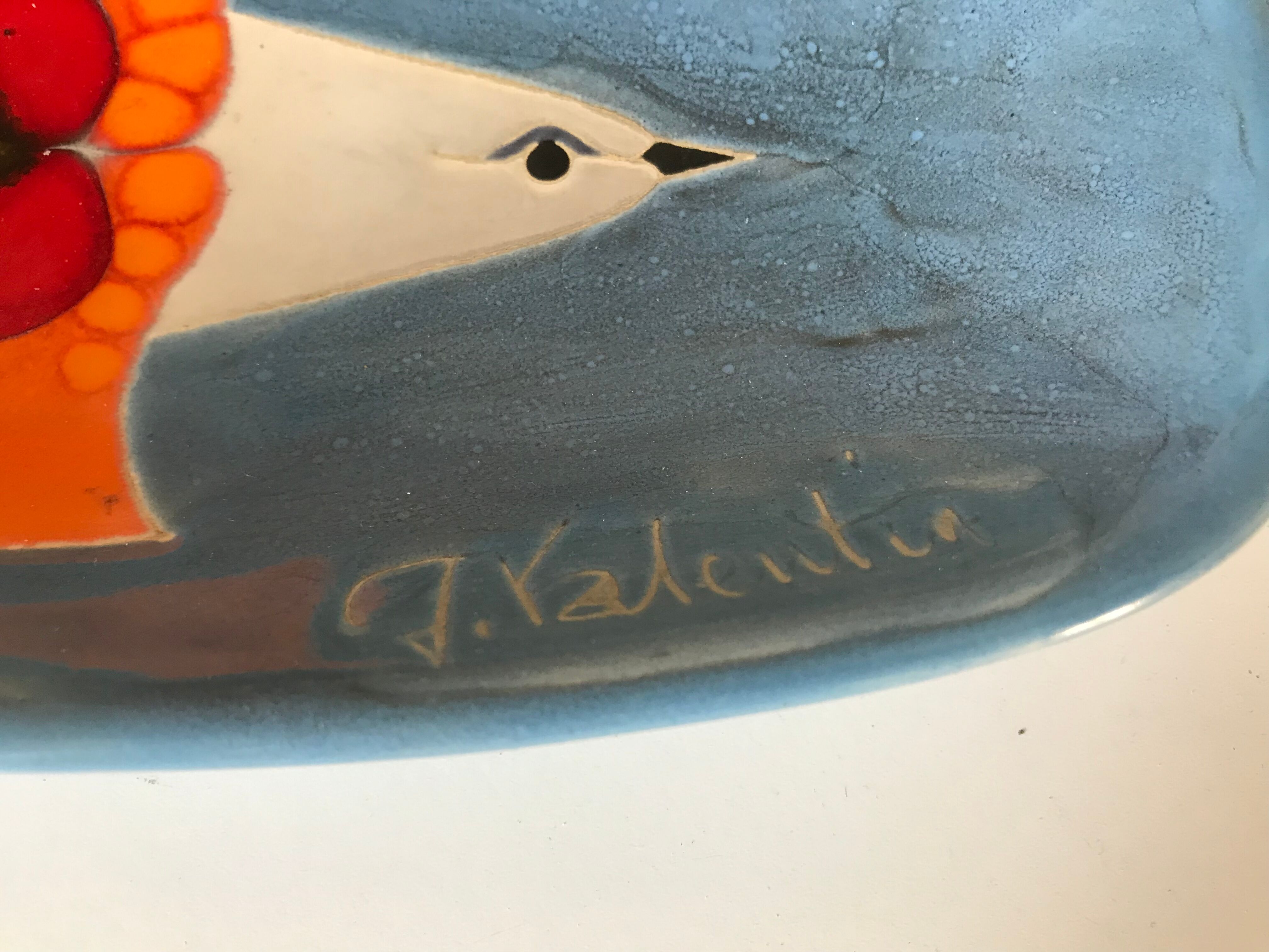 Ceramic Gilbert Valentin design 60 years