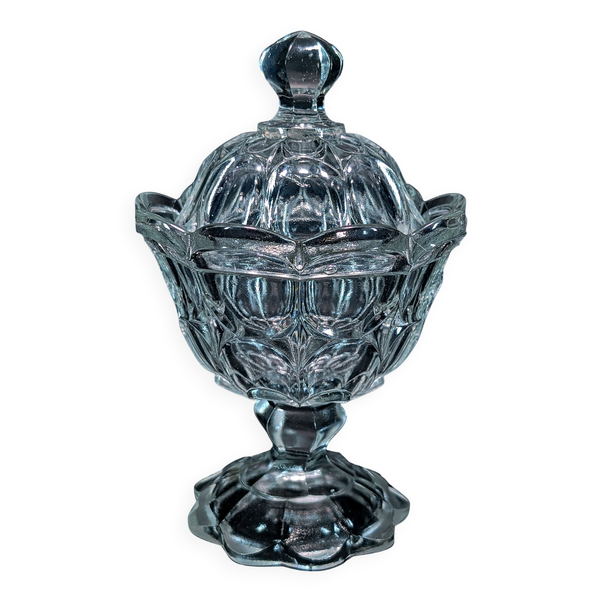 Bonbonnière ancienne (style Œil de bœuf/Colonial 1900-1920)