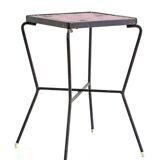 Pink vintage design 1950s Mosaic Side Table