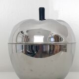 Silver apple ice bucket
