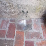 Dame jeanne en verre transparent