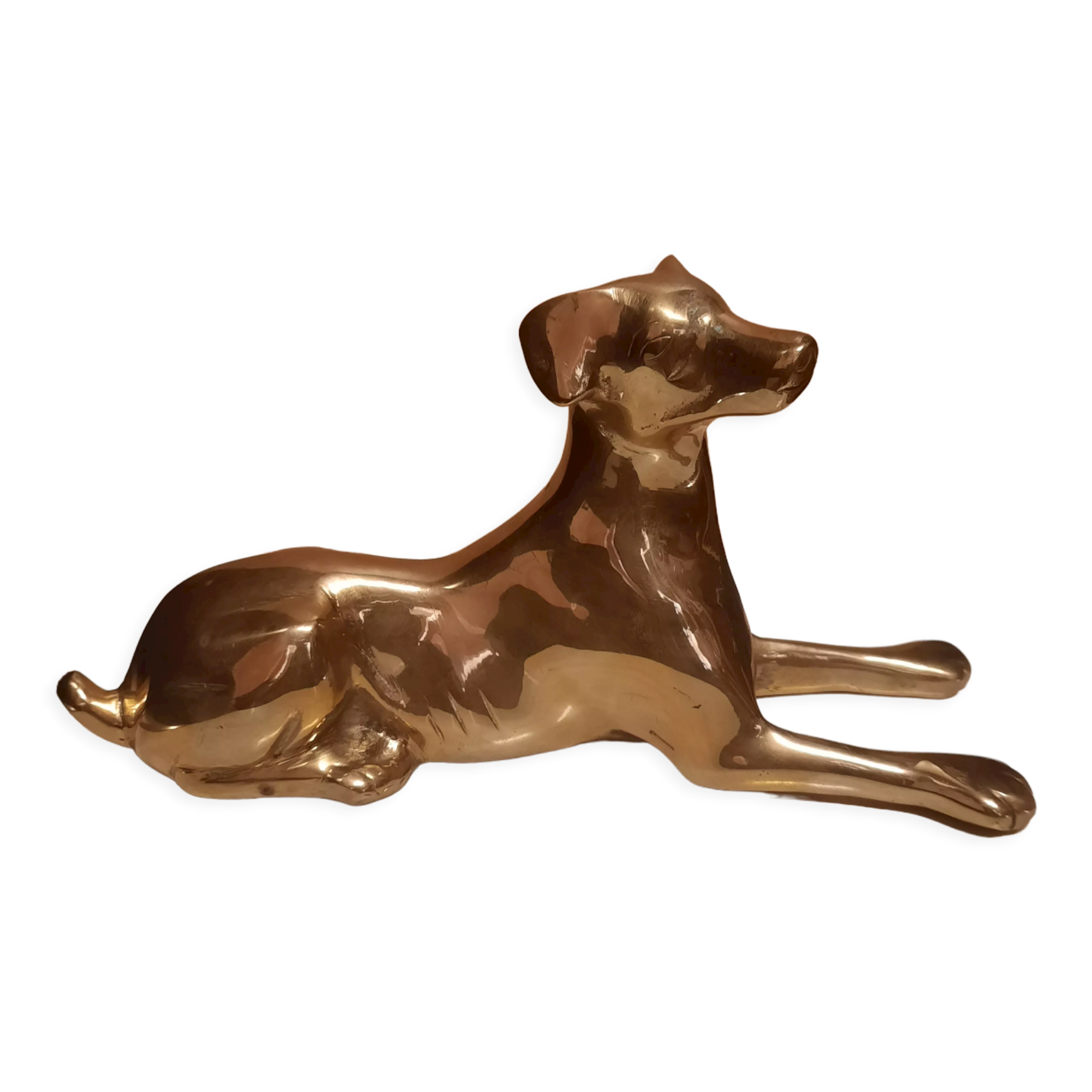 Brass dog