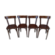 Suite of 4 Baumann bistro chairs from 1968