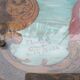 Deserte Art Nouveau painted signed Anita 1914.
