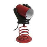 Hand lamp in lacquered and plastic metal, 1980