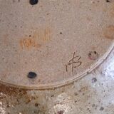 Plat en grés d'alain Blanchard 1970