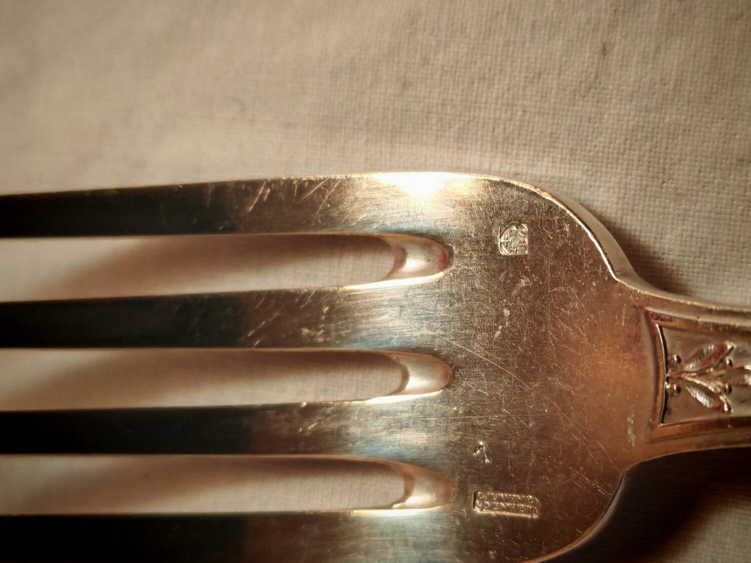 Silver-plated cutlery set, 1900