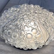 Vintage ceiling light - Helena Tynell - 60s/70s - bubbled glass - Space Age