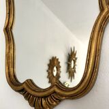 Vintage gilded wood mirror