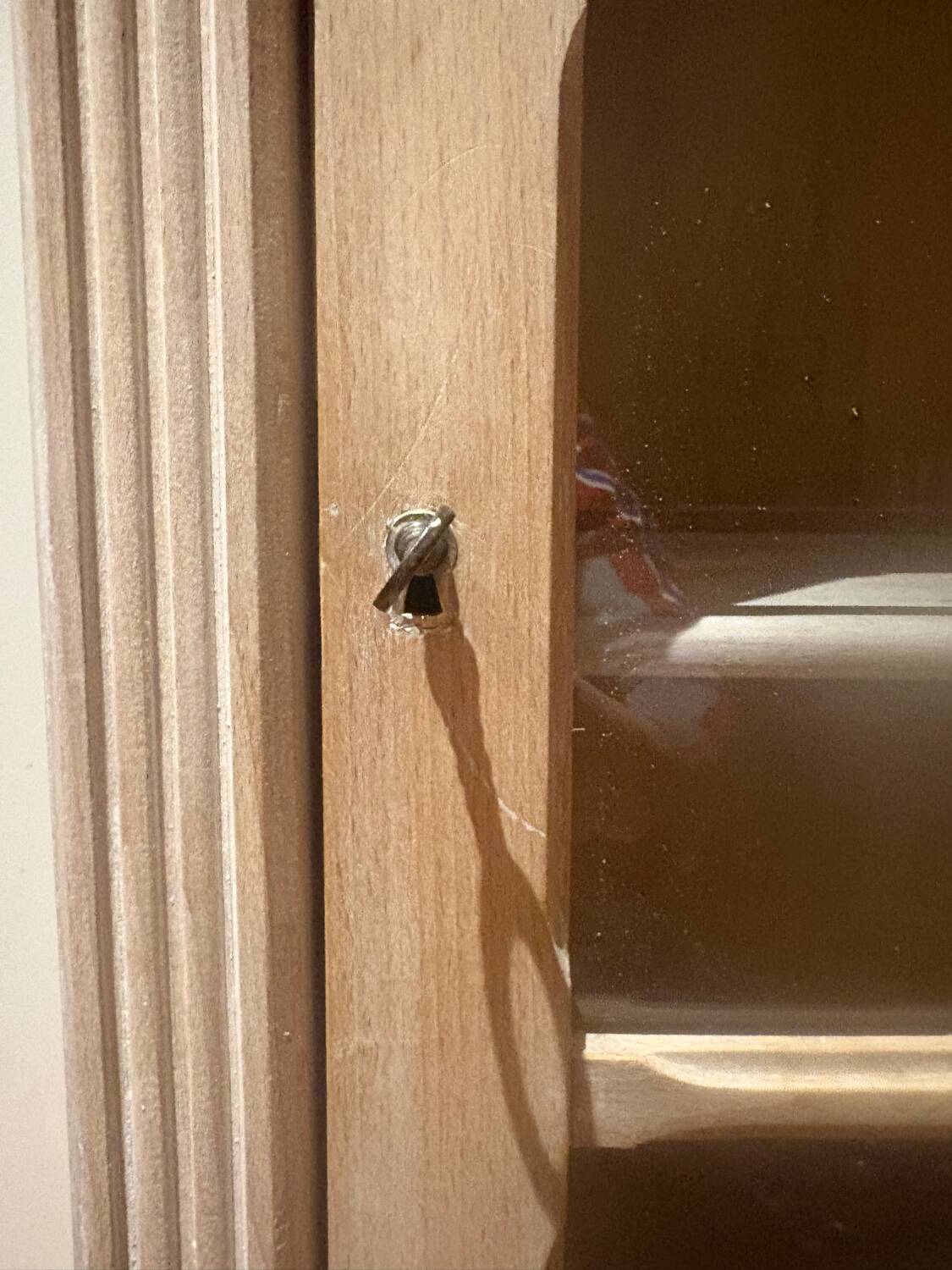 Parisian glass cabinet