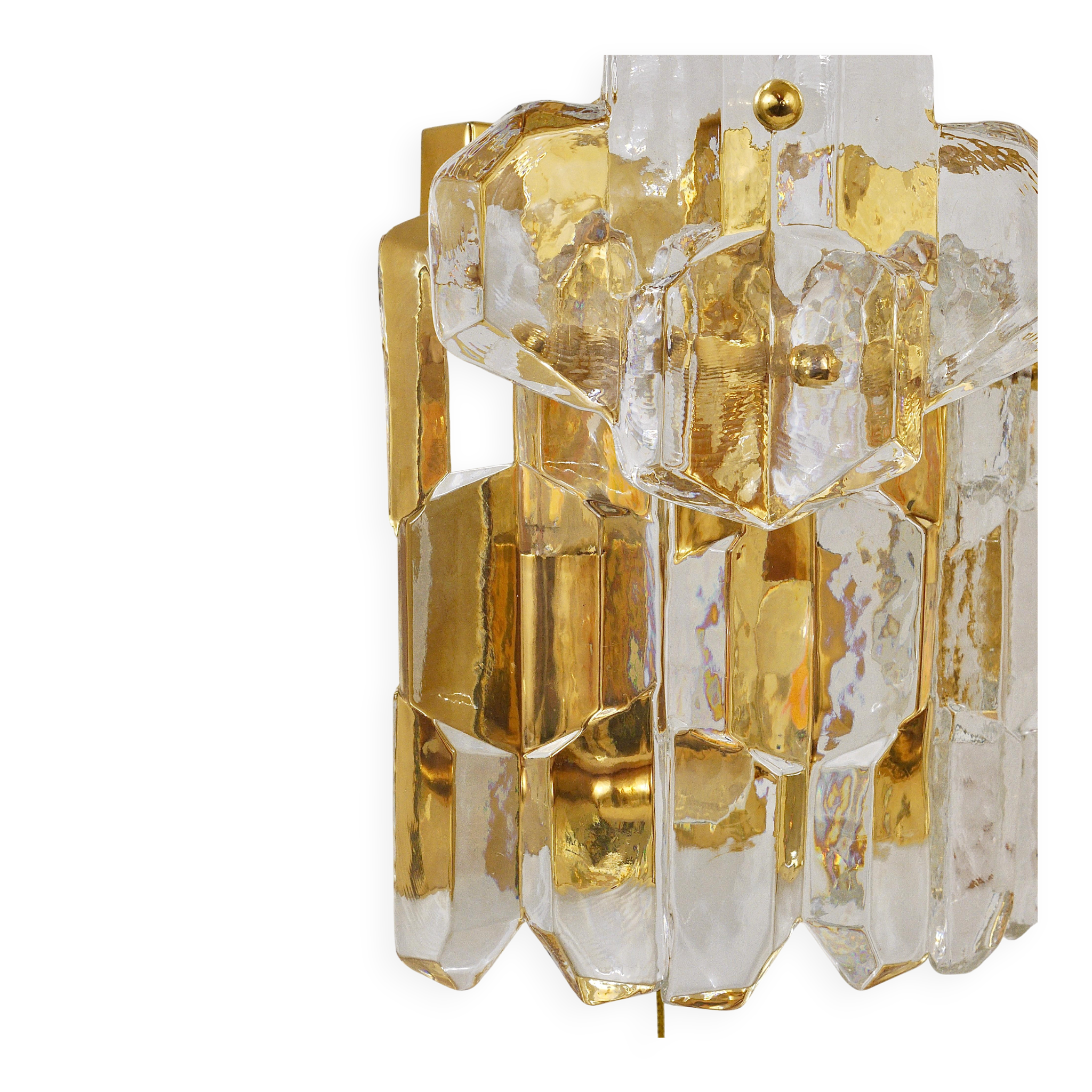 Palazzo Grand Model Wall Light by J.T. Kalmar - 1970