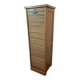 Antique oak curtain cabinet