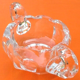 1960s empty faceted pocket with handles cut crystal