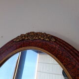oval mirror 49x39cm